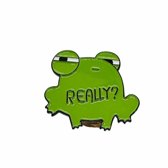 🤩Word Frog Enamel Pin Cute Cartoon Accessory For Backpacks & Jackets Brooch🤩 - Picture 4 of 6